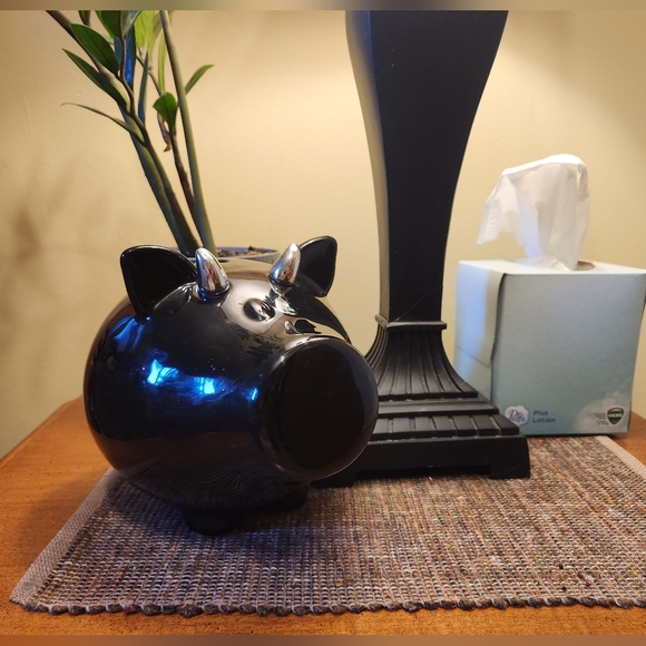 Horned Piggy Bank - Picture 2 of 3